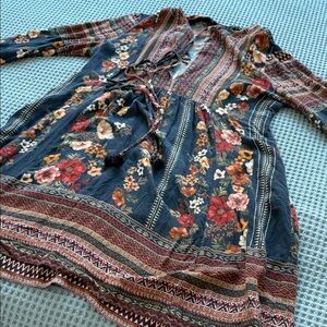 FARM RIO Floral Bohemian Dress